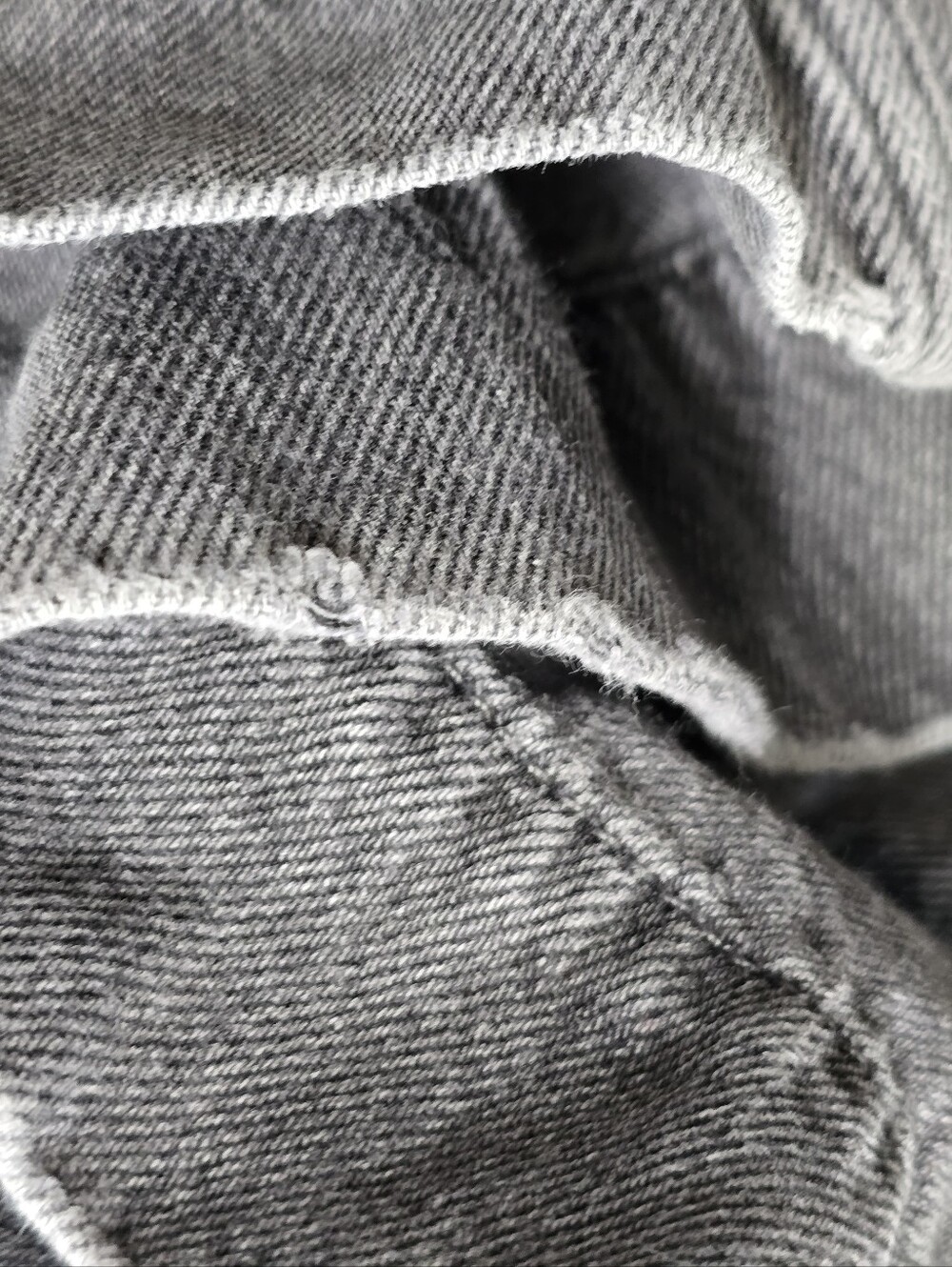 COS Wide Leg Fluid Denim Trousers Cotton Lyocell Baggy Gray Pants Jeans Size 14 - Picture 15 of 16